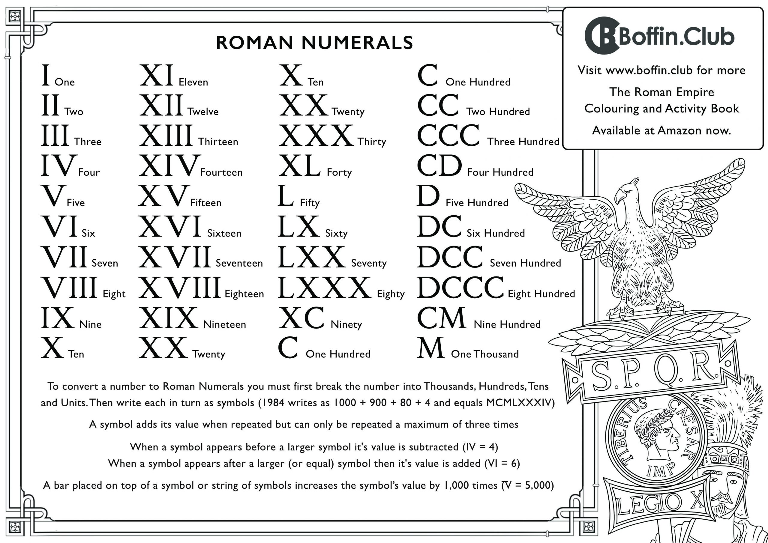 Roman Empire Colouring Sheet